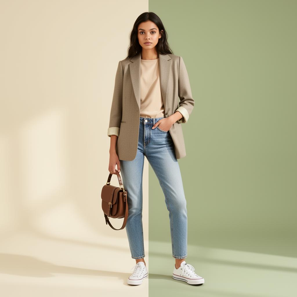 Tagged outfit — every clothing item earns commission
